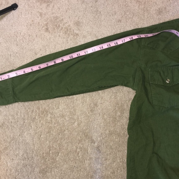 Western Dark Green Button Down Top M - Picture 8 of 9